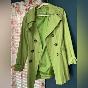 Vintage green raincoat